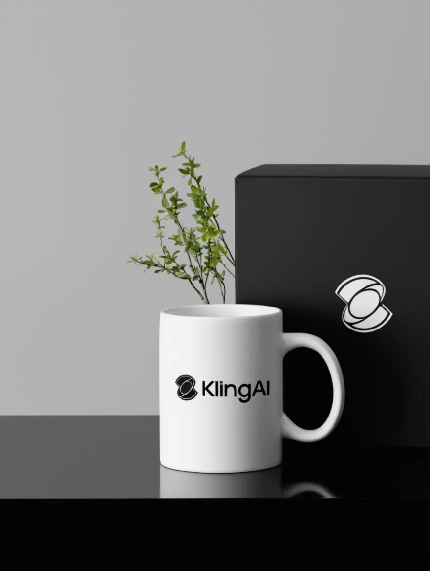 Using a logo reference to create branded visuals with Kling IMAGE 3.0